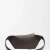 Petit sac banane Puzzle Edge en cuir de veau classique gris foncé