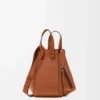 Petit sac Hammock en cuir de veau classique Tan