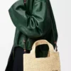 Petit sac LOEWE Font en raphia naturel Petit sac LOEWE Font en raphia naturel