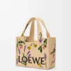 Petit sac LOEWE Font en raphia naturel