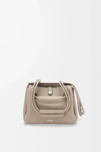 Petit sac Madrid en cuir de veau grainé souple Clay