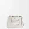 Petit sac Madrid en cuir de veau grainé souple Soft White