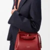 Petit sac Madrid en cuir de veau souple rouge brûlé Petit sac Madrid en cuir de veau souple rouge brûlé