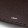 Petit sac messager Pebble en cuir de veau grainé souple Oxblood