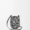 Petit sac Nest Basket en cuir de veau Noir/Blanc
