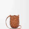 Petit sac Nest Basket en cuir de veau Tan