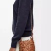Petit sac Nest Basket en cuir de veau Tan