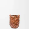Petit sac Nest Basket en cuir de veau Tan