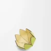 Petit vide-poche en cuir de veau souple vert prairie Petit vide-poche en cuir de veau souple vert prairie