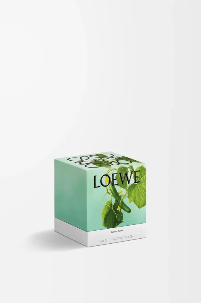 Petite bougie au concombre Vert clair