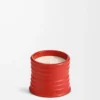 Petite bougie Feuilles de tomate Rouge