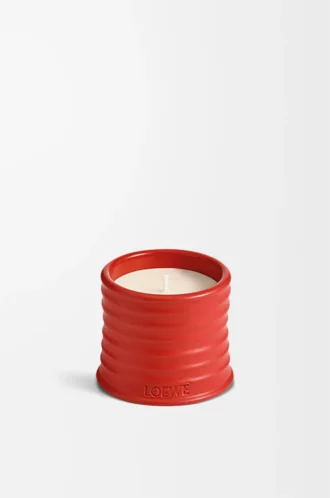 Petite bougie Feuilles de tomate Rouge