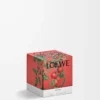 Petite bougie Feuilles de tomate Rouge