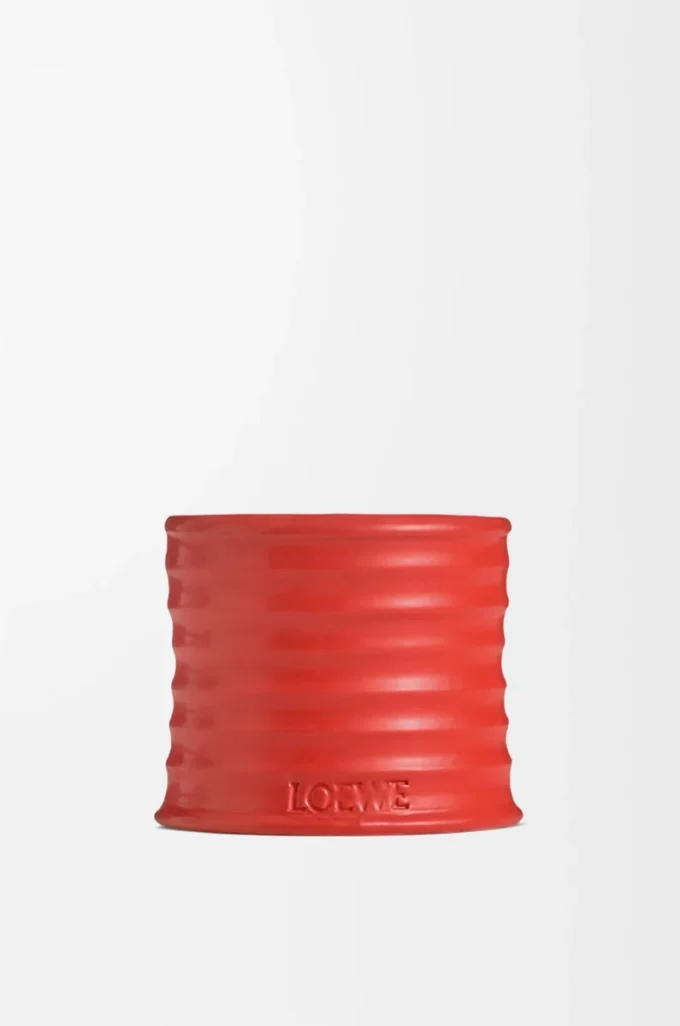 Petite bougie Feuilles de tomate Rouge