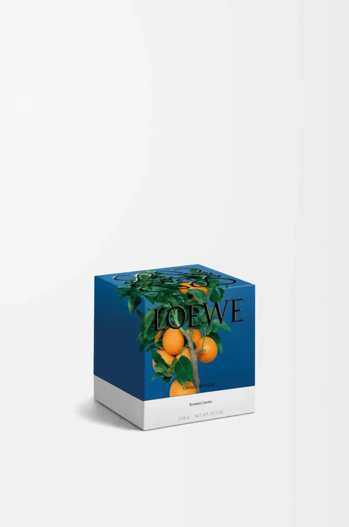 Petite bougie à la fleur d&rsquo;oranger Mandarine vive