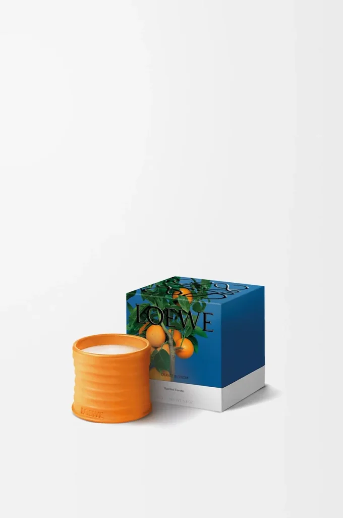 Petite bougie à la fleur d&rsquo;oranger Mandarine vive