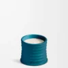 Petite bougie parfumée à l&rsquo;encens bleu foncé