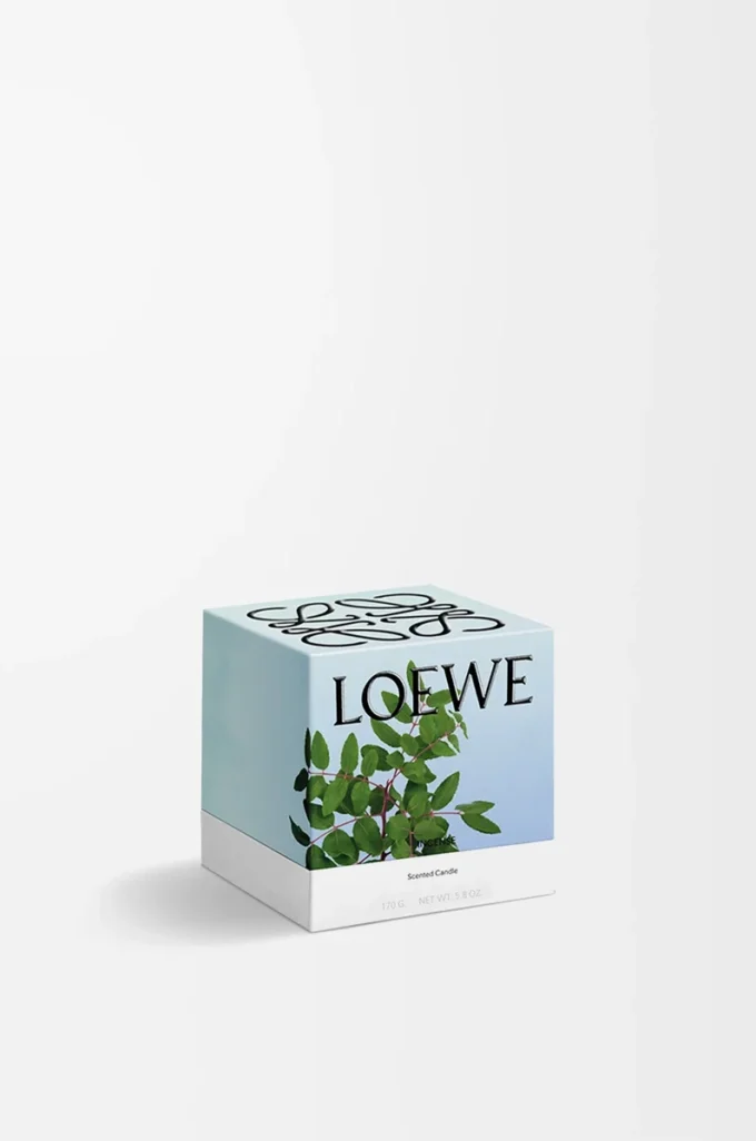 Petite bougie parfumée à l&rsquo;encens bleu foncé