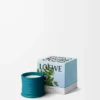 Petite bougie parfumée à l&rsquo;encens bleu foncé