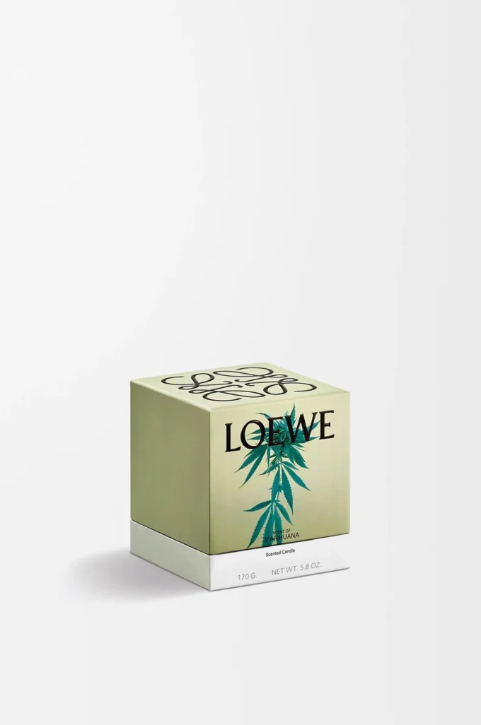 Petite bougie parfumée Scent of Marihuana Vert foncé