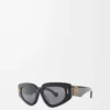Petites lunettes de soleil Butterfly Screen noires