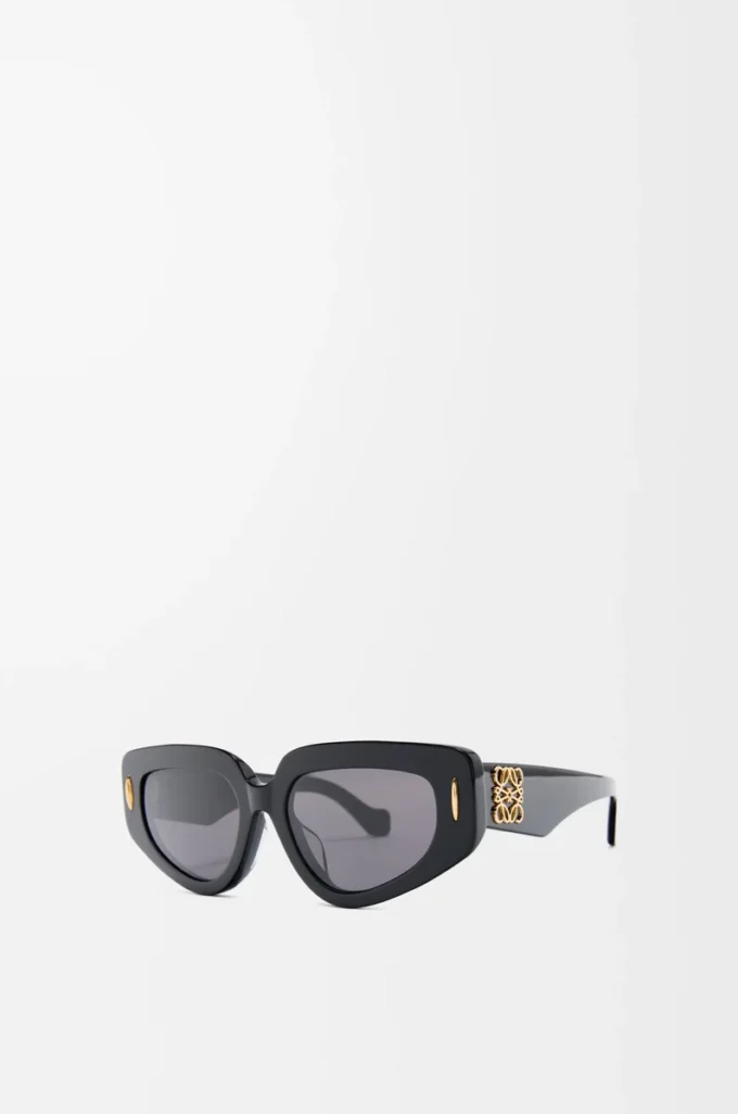 Petites lunettes de soleil Butterfly Screen noires