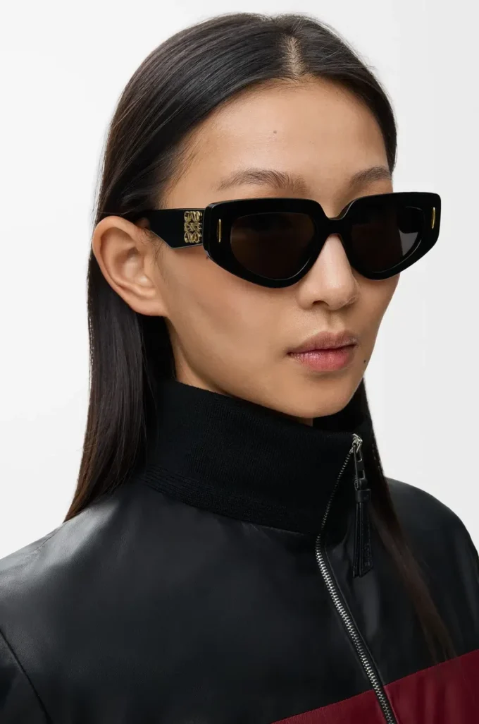 Petites lunettes de soleil Butterfly Screen noires