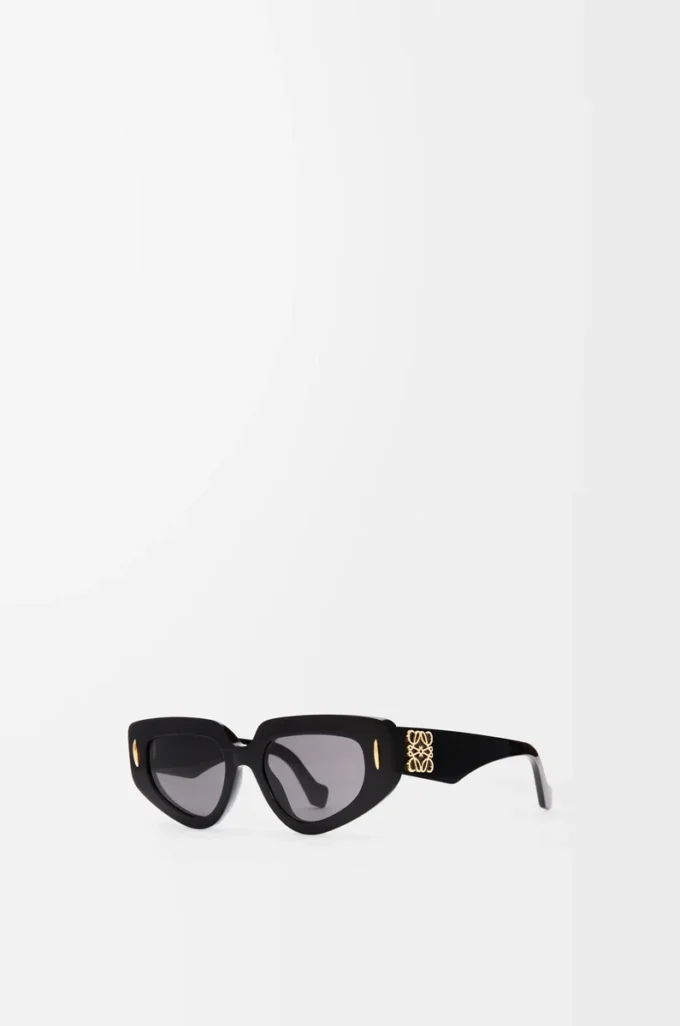 Petites lunettes de soleil Butterfly Screen noires