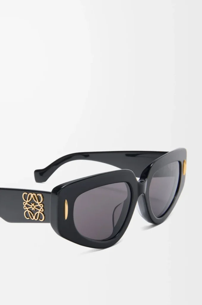 Petites lunettes de soleil Butterfly Screen noires