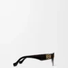 Petites lunettes de soleil Butterfly Screen noires