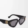 Petites lunettes de soleil Butterfly Screen noires