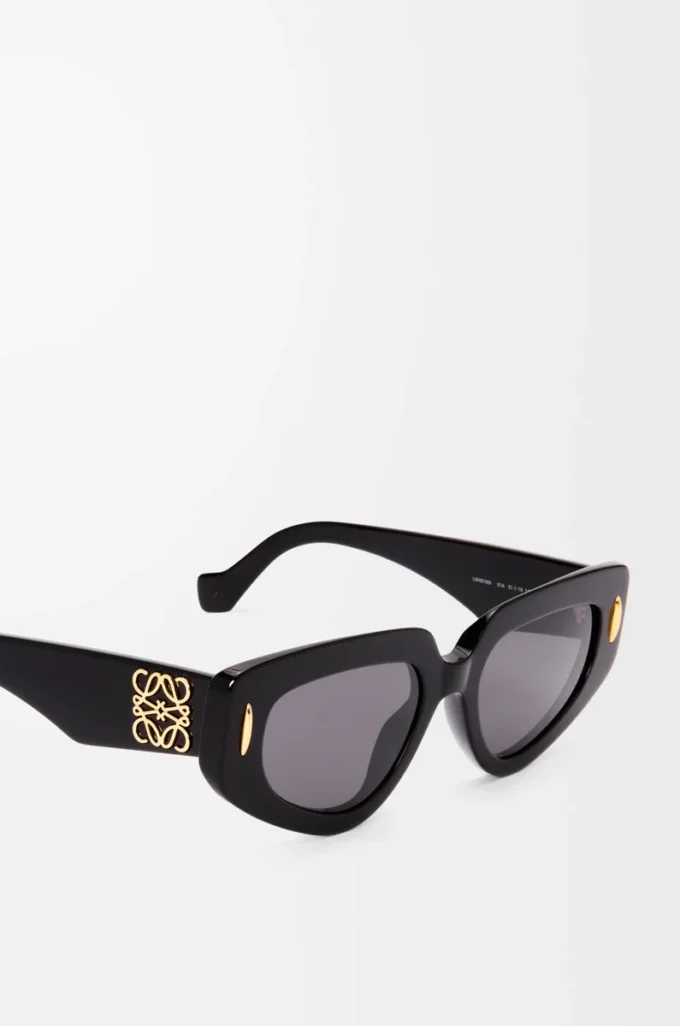 Petites lunettes de soleil Butterfly Screen noires