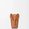 Pochette Elephant en cuir de veau classique Tan