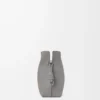 Pochette Flamenco moyenne Landscape en cuir de veau nappa Sparkling Grey/Butter