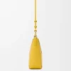 Pochette Puzzle Fold en cuir de veau nappa brillant Dandelion
