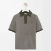 Polo en coton vert kaki
