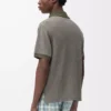 Polo en coton vert kaki