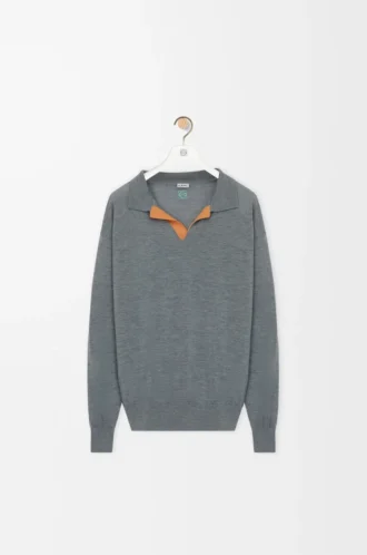 Polo en laine Gris