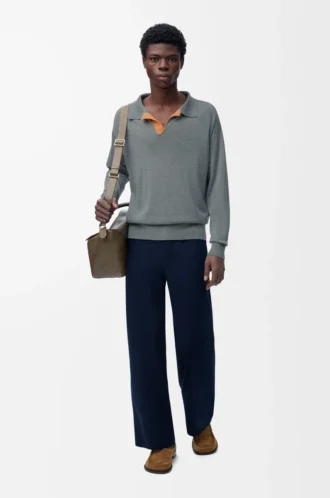 Polo en laine Gris