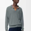 Polo en laine Gris