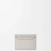 Porte-cartes Anagram en cuir de veau grainé Light Ghost Grey Porte-cartes Anagram en cuir de veau grainé Light Ghost Grey
