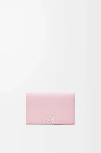 Porte-cartes de visite Anagram en cuir de veau grainé Blossom