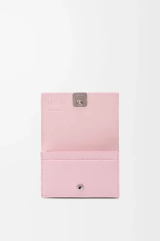 Porte-cartes de visite Anagram en cuir de veau grainé Blossom