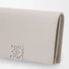 Porte-cartes de visite Anagram en cuir de veau grainé Light Ghost