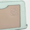 Porte-cartes et monnaie en cuir de veau grainé souple Frozen/Clay Porte-cartes et monnaie en cuir de veau grainé souple Frozen/Clay