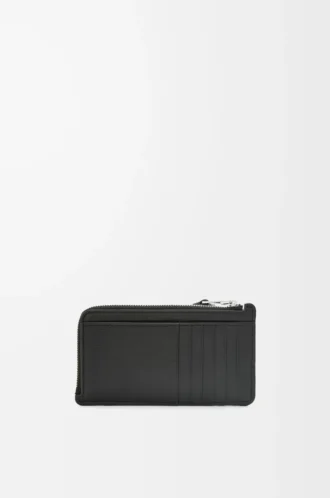 Porte-cartes et monnaie long Puzzle en cuir de veau classique noir Porte-cartes et monnaie long Puzzle en cuir de veau classique noir