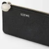 Porte-cartes et monnaie Pebble en cuir de veau grainé Pebble, couleur Black Porte-cartes et monnaie Pebble en cuir de veau grainé Pebble, couleur Black