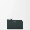 Porte-cartes et monnaie Pebble en cuir de veau grainé Pebble Sherwood Porte-cartes et monnaie Pebble en cuir de veau grainé Pebble Sherwood
