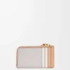 Porte-cartes et monnaie Puzzle en cuir de veau classique Ghost/Silky Beige Porte-cartes et monnaie Puzzle en cuir de veau classique Ghost/Silky Beige