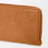 Porte-cartes et monnaie Puzzle en cuir de veau grainé souple, couleur Light Canyon Brown Porte-cartes et monnaie Puzzle en cuir de veau grainé souple, couleur Light Canyon Brown